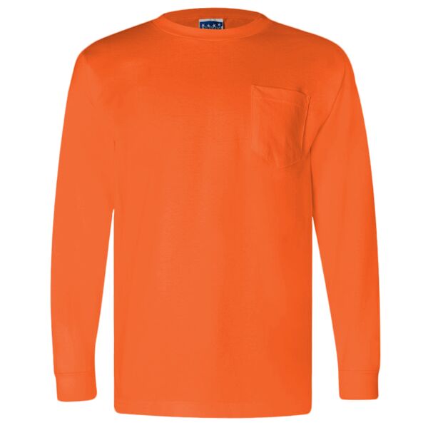 Union-Made Long Sleeve T-Shirt with a Pocket Thumbnail