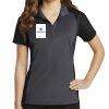 Ladies Colorblock Micropique Sport Wick ® Polo Thumbnail