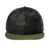 Camo Flat Bill Snapback Cap Thumbnail