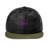 Camo Flat Bill Snapback Cap Thumbnail