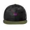 Camo Flat Bill Snapback Cap Thumbnail