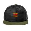 Camo Flat Bill Snapback Cap Thumbnail